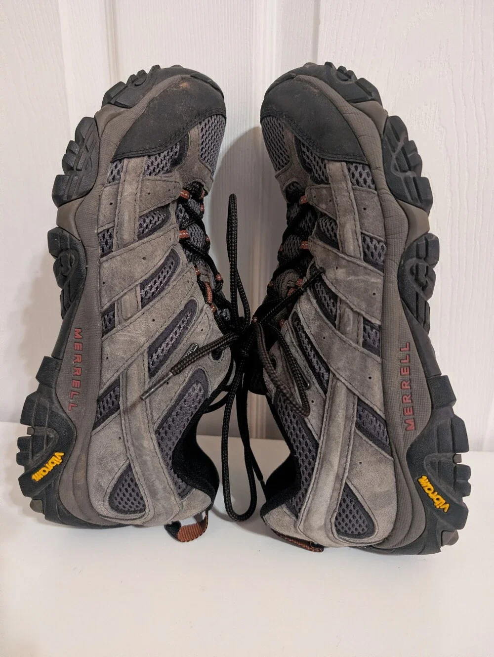 Merrell Moab 2 Mens Shoes Hiking Gray Vibram Sneakers Size 11.5